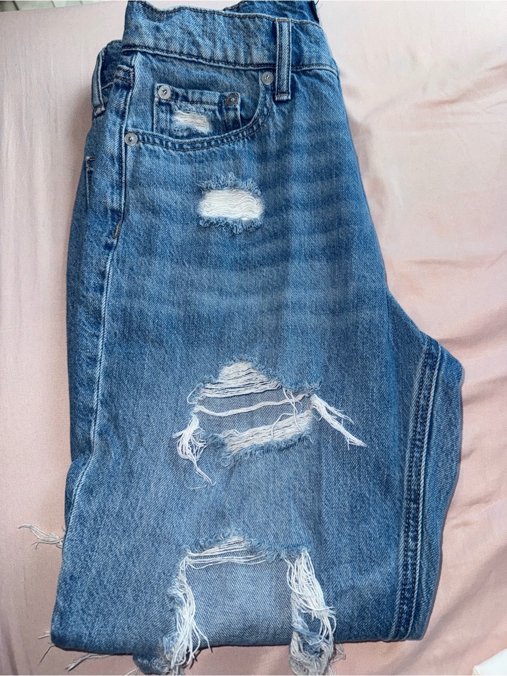 Ripped Light Blue Women’s Denim Jeans